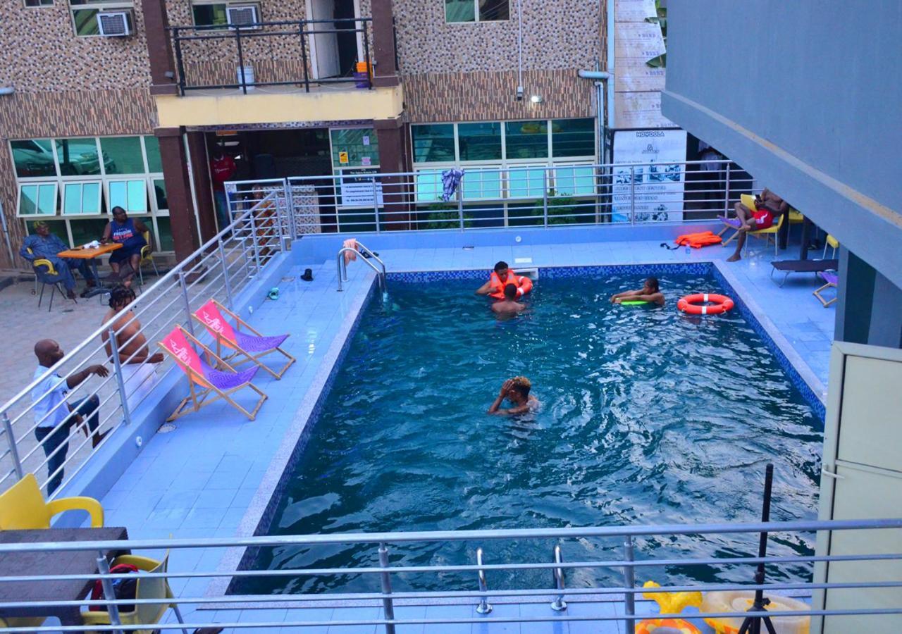 24-7 Electricity Agore Hotels And Suites Ltd Awoyaya Exterior foto